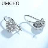 925 Silver Round Clip Earrings for Women