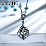 925 Silver Leaf Pendant Necklace Gemstone, Girl Gift Jewelry