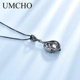 925 Silver Leaf Pendant Necklace Gemstone, Girl Gift Jewelry