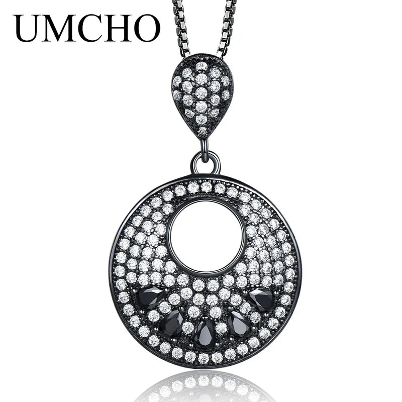 925 Silver Pendant Necklace Spinel Gemstone Vintage Women Anniversary Gift