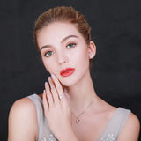 925 Silver Stud Earrings Rose Pink Sapphire Morganite Wedding Jewelry