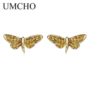 925 Sterling Silver Sequin Stud Earrings For Women