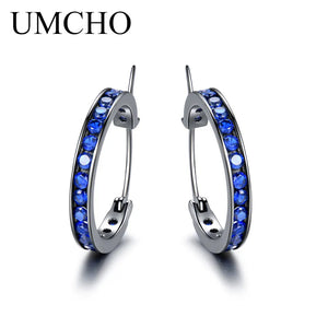 Solid Silver 925 Green Nano Emerald Clip Earrings Women Party Charms