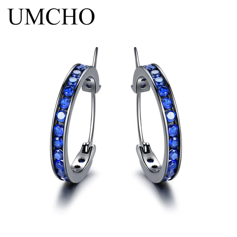 Solid Silver 925 Green Nano Emerald Clip Earrings Women Party Charms