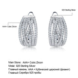 Sterling Silver 925 Clip Earrings Women Anniversary Wedding Gift Jewelry
