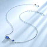 Gemstone 925 Silver Necklaces for Women, Party Gift Choker Accessories