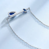 Gemstone 925 Silver Necklaces for Women, Party Gift Choker Accessories