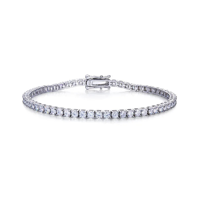 925 Silver Birthstone Bracelet Romantic Wedding Jewelry