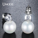 UMDOE CZ Stud Earrings for Women Christmas UE0342
