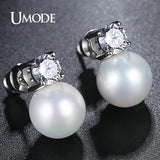 UMDOE CZ Stud Earrings for Women Christmas UE0342