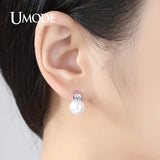 UMDOE CZ Stud Earrings for Women Christmas UE0342