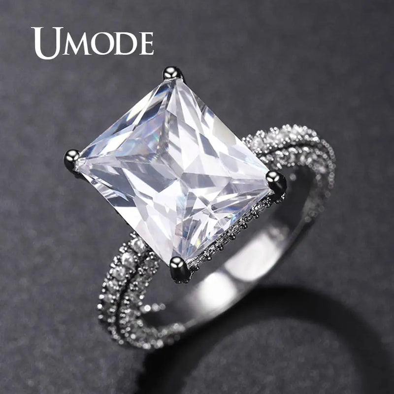 CZ Geometric Ring for Women UR0575A