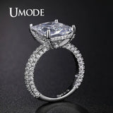 CZ Geometric Ring for Women UR0575A