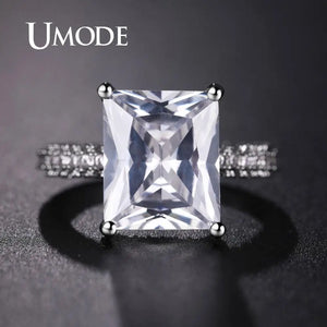 CZ Geometric Ring for Women UR0575A