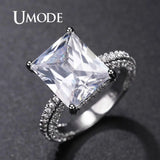 CZ Geometric Ring for Women UR0575A