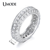 Vintage Zircon Engagement Wedding Ring for Women Girls