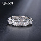 Vintage Zircon Engagement Wedding Ring for Women Girls