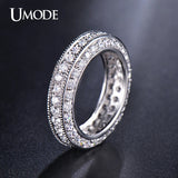 Vintage Zircon Engagement Wedding Ring for Women Girls
