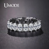 Eternity Rings Cubic Zirconia Wedding Bands Gift