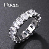Eternity Rings Cubic Zirconia Wedding Bands Gift