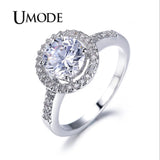 Cubic Zirconia Engagement Wedding Ring UR0012