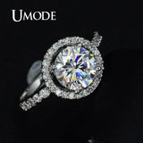 Cubic Zirconia Engagement Wedding Ring UR0012