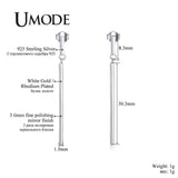 925 Silver Drop Earrings Jewelry for Women ULE0245