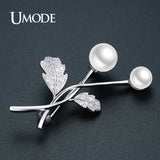 Vintage Style Pearl Large Women Brooch Wedding Jewelry