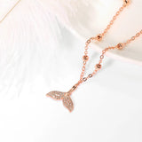 Mermaid Fish Tail CZ Bracelet Crystal Fashionable Jewelry Accessories