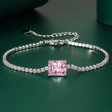 Multicolor CZ Bracelet for Women Wedding Jewelry