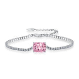 Multicolor CZ Bracelet for Women Wedding Jewelry