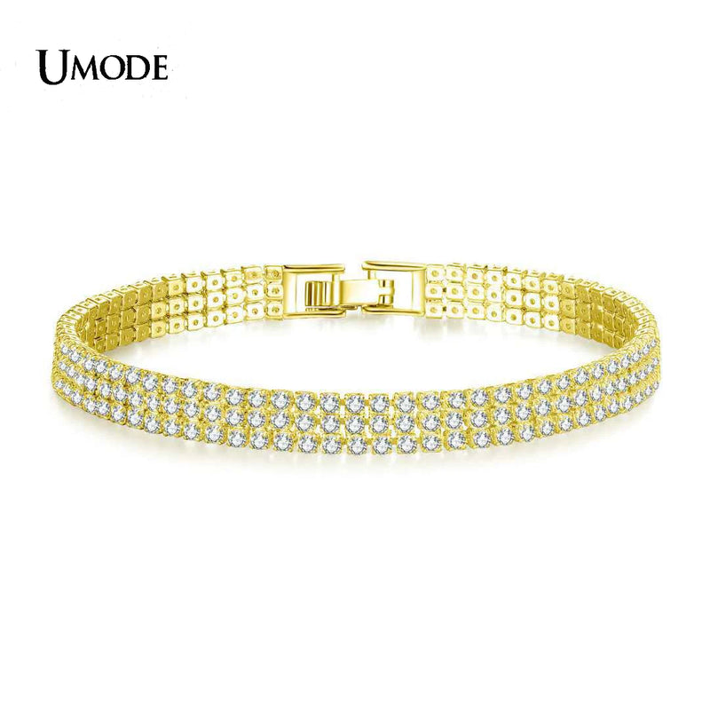 Cubic Zirconia Tennis Bracelet & Bangles for Women Gift Armbanden UB0233