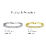 Cubic Zirconia Tennis Bracelet & Bangles for Women Gift Armbanden UB0233