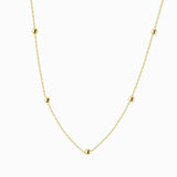 925 Sterling Silver Rose Beads Chocker Necklace for Women