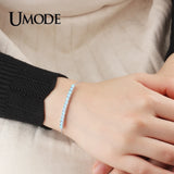 925 Silver Opal Charm Bracelet for Women ULB0143