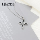 925 Sterling Silver Chinese Knot Pendant Necklace Hollow Charm Gift