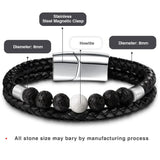 Chakra Bracelet for Women Tree Clover Charm Link Chain Bracelet