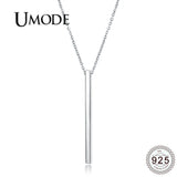 Geometric 925 Silver Pendant Necklace for Women ULN0192