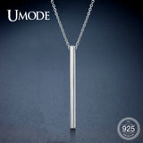 Geometric 925 Silver Pendant Necklace for Women ULN0192