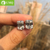 925 Silver Moissanite Diamond Earrings Wedding Jewelry