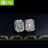 925 Silver Moissanite Diamond Earrings Wedding Jewelry