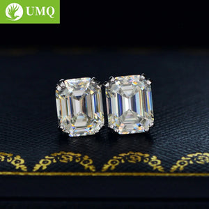 925 Silver Moissanite Diamond Earrings Wedding Jewelry