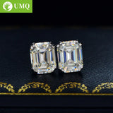 925 Silver Moissanite Diamond Earrings Wedding Jewelry