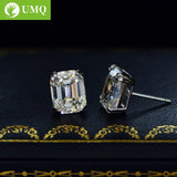 925 Silver Moissanite Diamond Earrings Wedding Jewelry