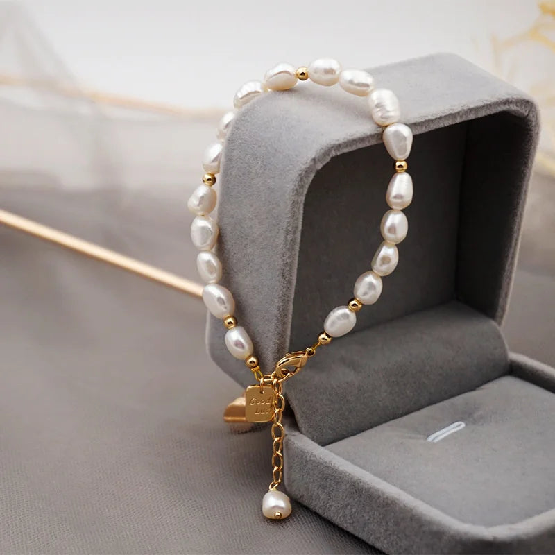 Fresh Water Pearl Bracelet - Student Trinkets Stall Products