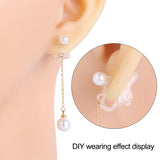 Transparent Plastic Resin Pain Relief Ear Clip for Women
