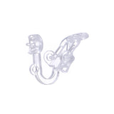 Transparent Plastic Resin Pain Relief Ear Clip for Women