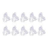 Transparent Plastic Resin Pain Relief Ear Clip for Women