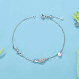 Orange Flower Bracelet in Retro Style