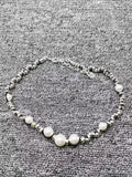 UNOde50 Silver Plated Pearl Knot Necklace